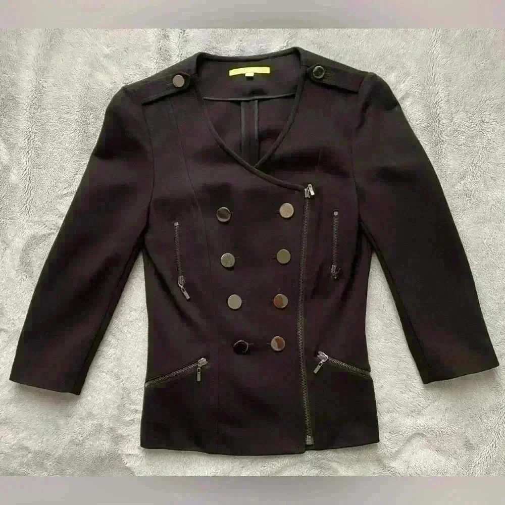 Gianni Bini Knit Military Jacket